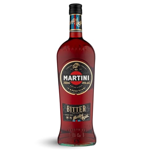 Martini Bitter Aperitivo, 25% Abv, 70Cl / 700 Ml, Infuso Con Erbe Aromatiche Selezionate A Mano