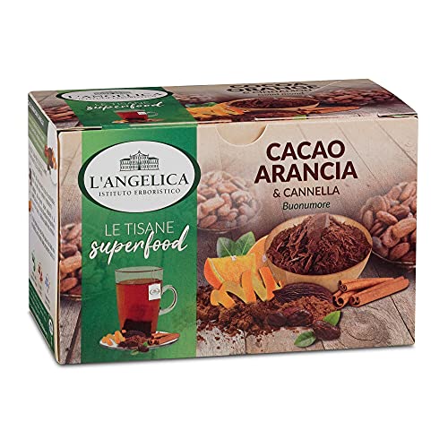 L'Angelica Tisana Cacao, Arancia E Cannella, 18 Filtri
