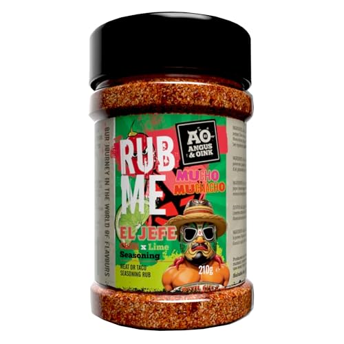 Angus & Oink El Jefe Condimento Al Peperoncino X Lime 210G Condimento Messicano Per Tacos