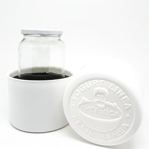 Yogurtiera Thermica Yogurt Linea - Per Produrre 1 L Di Yogurt, Kefir O Yogurt Di Soia Alla Volta - Senza Corrente Elettrica - 100% Made In Italy