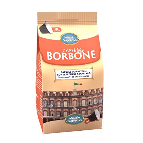 Borbone Caffè Miscela Suprema Capsule, 10 Capsule, 50G
