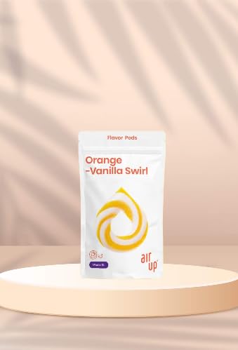 Air Up 1100000032 Pods Orange Vanilla Swirl Include 3 Baccelli Idratanti Air Up Acqua Profumata Vegan Bio
