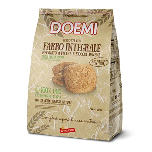 Biscotti Doemi Biscotti Farro Integrale E Olio D'Oliva Busta Da 450G