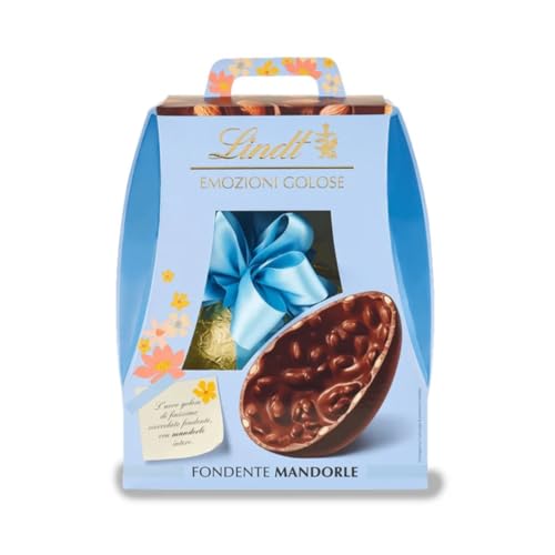 Uovo Di Cioccolato Lindt Emozioni Golose Fondente E Mandorle 400 G