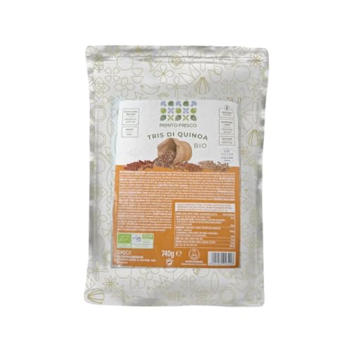 Tris Di Quinoa Greci Prodotto Pronto Fresco Busta Da 740 G
