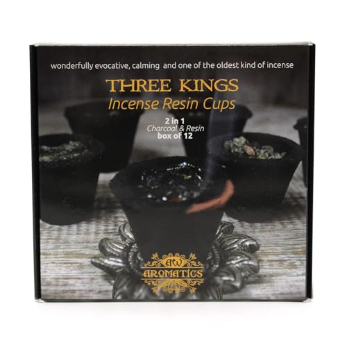 Ancient Wisdom Box Of 12 Resin Cups - Three Kings