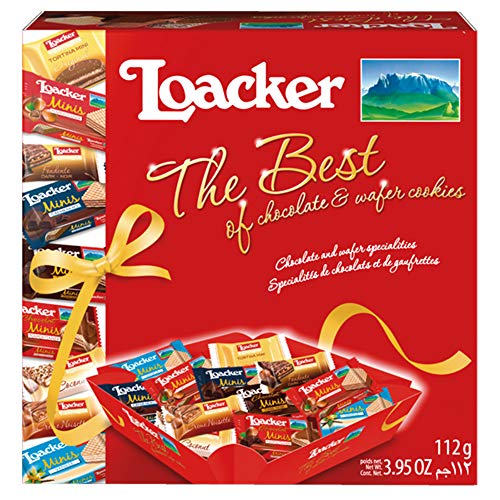 Loacker Best Of Moments Wafer Confezione Regalo Con Delizie Assortite Di Wafers E Cioccolato 112G