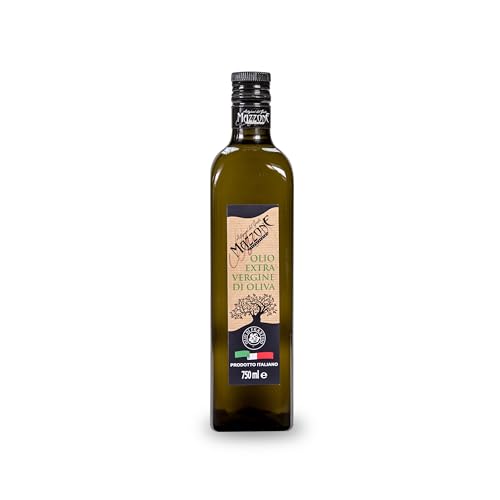 Olio Extravergine Di Oliva Coratina 750Ml – Bottiglia – Olio Evo Estratto A Freddo – Gusto Intenso E Fruttato – 100% Italiano – Frantoio Mazzone
