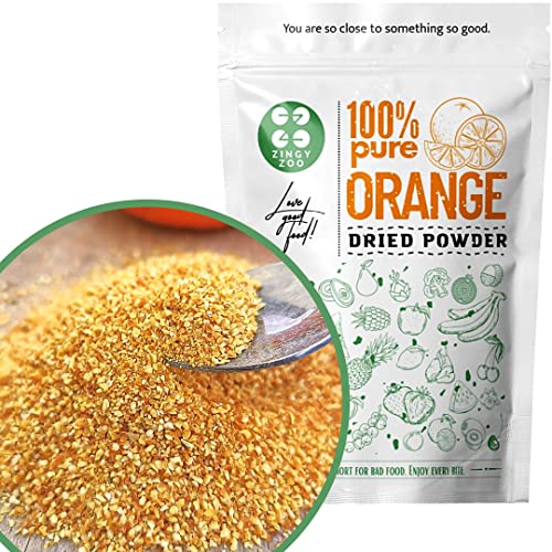 Arancia Essiccata | 100% Naturale Frutta Disidratata | Non Da Canditi Arancia Fette | Arancia Disidratata Pura Frutta Secca | Dried Orange Fruit Powde