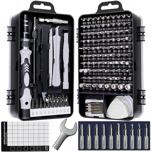 Canopus Set Cacciaviti Precisione Professionali, 140 In 1, Kit Smontaggio Smartphone, Kit Riparazione Smartphone, Cacciavite Torx Set, Cacciavite Per
