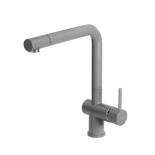 Elleci | Rubinetto Cucina Granitek | Stream | Colore : G48 Cemento