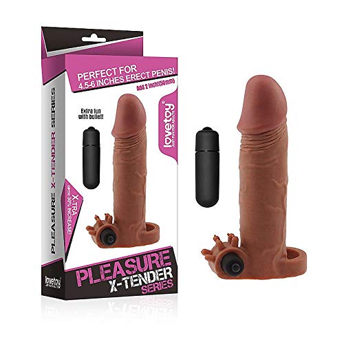 Funda Para El Pene Con Vibraciã“N Add 2 Pleasure X Tender Marrã“N