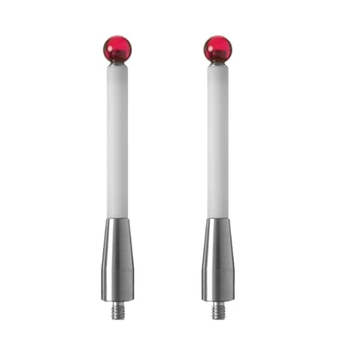 Nettoppo 2Pcs Puntali Sonda Cmm Con Palla Da 6Mm, Sonda Di Contatto Cmm, In Ceramica, Ricambi Per Prove Di Sonda, Accessori Per Renishaw A-5000-3709