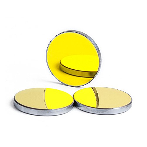 Cloudray Si Reflective Lens Co2 Laser Lens Laser Mirror Si Lente Riflettente Co2 Lente Laser Specchio Del Silicone Placcato Oro Specchi, Per La Taglia