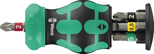 Wera Kraftform Kompakt Stubby Magazin Ra 2, 6 Pezzi