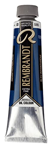 Rembrandt Talens Excelentes Colores De Pintura Al Óleo - 40 Ml - 585 Azul Indanthren