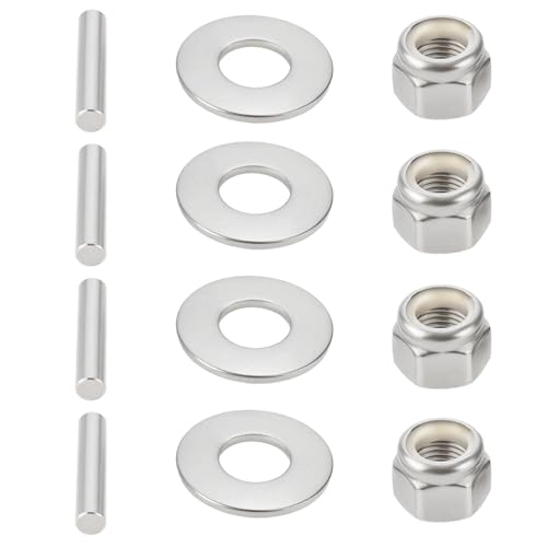 Lt Easiyl 2 Set Kit Dado Per Perno Di Taglio Elica Da Con Rondelle Di Ricambio 1865019 Compatibile Con Minn Kota Motore Elettrico Mkp-33 Mkp-38