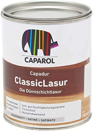 Capadur Classic Lasur Finitura Impregnante Cerata A Solvente 750Ml - Noce (Nussbaum)