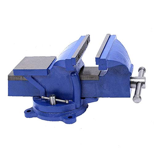Katsu Morsa Da Banco 5" 125Mm 12,5Kg, Heavy Duty Base Girevole Tornio Fresatrice Tavolo Morsetto Da Banco Per Meccanici E Ingegneri 402353