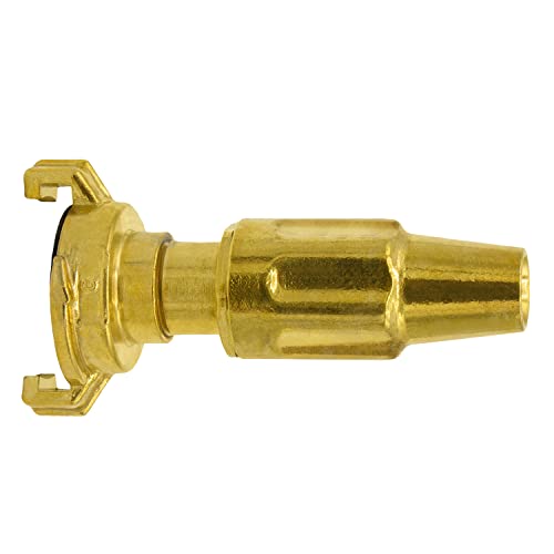 Variosan Ugello A Spruzzo A Innesto Rapido, In Ottone Lucido, Compatible/Substitute For Geka
