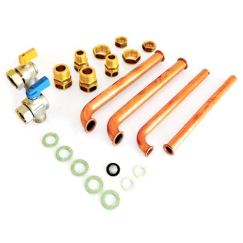 Kit Raccordi 2 Rubinetti Gas E Fredda Mts
