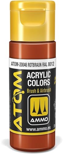 Atom Color Rotbraun Ral 8012