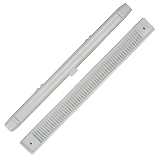 Air Away, Sfiato Con Profilo Scanalato Antigoccia, Per Finestre Con Infissi In Pvc-U E Legno, Lunghezza 263 Mm, Colore Bianco