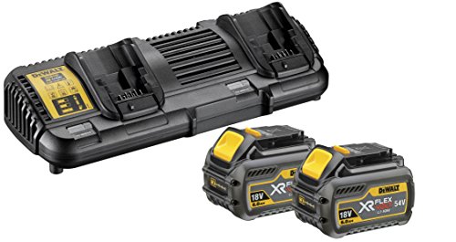Dewalt, Dcb132T2, Qw, 18/54V Xr Flexvolt 6Ah Battery X 2 And Dual Charger Starter Kit