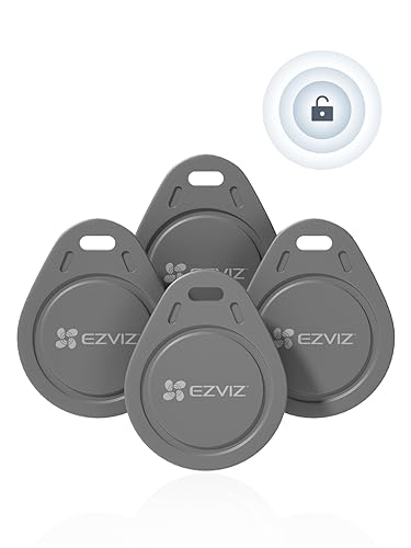 Ezviz Tag Hp7, Tag Per Videocitofono Hp7, Carta Di Prossimità Con Crittografia, 4 Unità