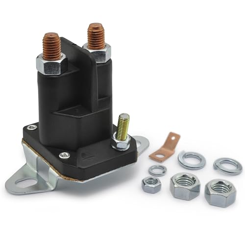 Easyboost Solenoide Relè Avviamento 3 Poli Per Trattorino Tagliaerba Rasaerba Briggs & Stratton 691656 745000 745001 807829 Ayp 110832X 111674 Stiga 1