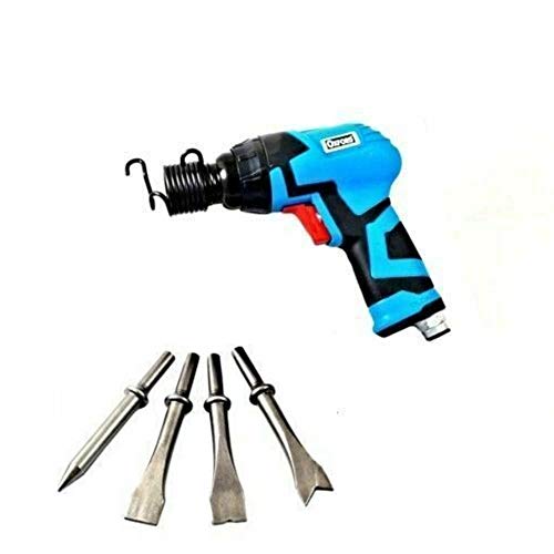 Fast World Shopping ® Martello Scalpellatore Aria Compressa Pistola Scalpello Pneumatico Con Punte Battitore Compressore