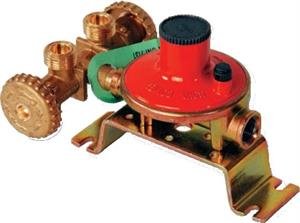 Minicentralina Gas Bombola C/Valvola E Rubinetti 10 Kg