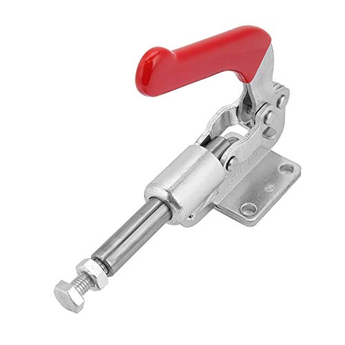 Akozon Morsetti A Ginocchiera Toggle Clamp Ferro Zincato Quick Fix Toggle Clamp Holding Fermo Spingere Action Tool Mano 370Kg(Gh-36010)