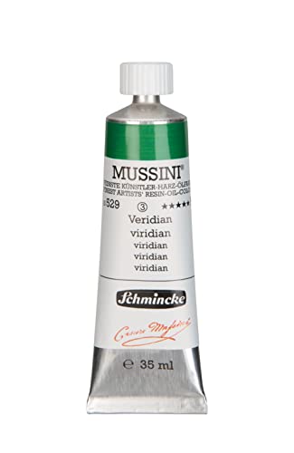 Schmincke Mussini Oils Viridian 35Ml Tube Series 3