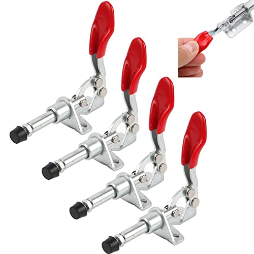 4 Pezzi Morsetti A Ginocchiera, Toggle Morsetto Push Pull Toggle, Morsetti A Sgancio, Rapido Tenditore, Morsetti A Leva Manuale, Per Il Funzionamento