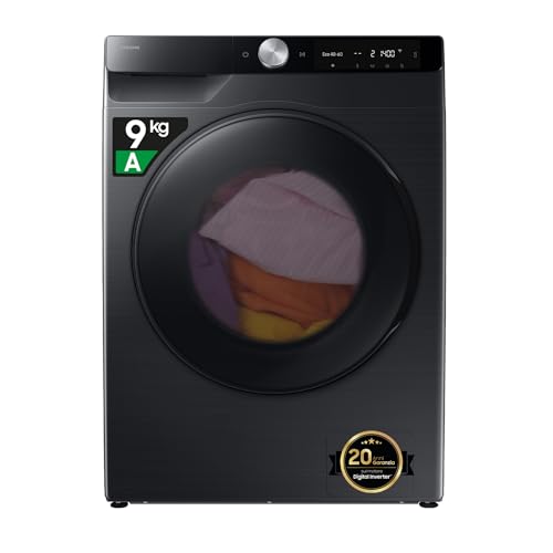 Samsung Lavasciuga Slim Ai Control Ecodosatore Wd90Dg6G94Bb, 9+5 Kg, Wifi, Ecodosatore, Ai Wash, Carica Frontale, 60L X 85H X 48P Cm