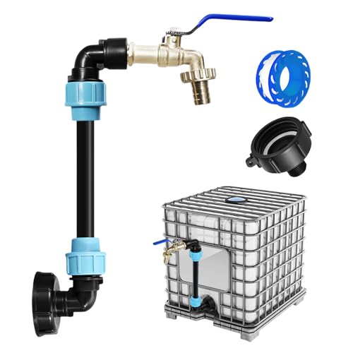 Adattatore Ibc, 3/4" Ibc Rubinetto Di Scarico, Ibc Set Di Collegamento Rubinetto Di Scarico, Adattatore Rubinetto Raccordo Per Tubo Dell'Acqua Piovana