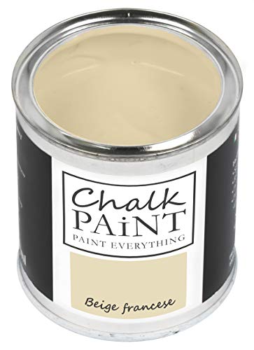 Chalk Paint Everything Beige Francese 250 Ml - Senza Carteggiare Colora Facilmente Tutti I Materiali