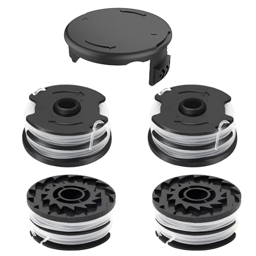 Jamssow 4 Bobine Tagliaerba Compatibili Con Parkside Tlp-01,Filo Tagliabordi Bobine Adatto Per Parkside Prta 20-Li C3, A1, B1, B2, Prt 550 A1, A2, A3,