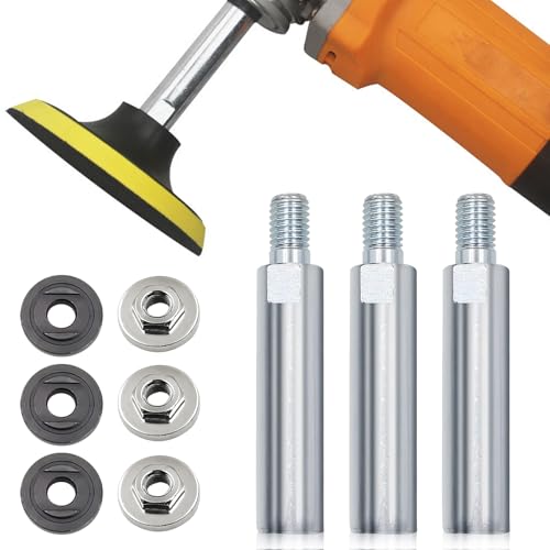 Prolunga Per Smerigliatrice Angolare M10, 3 Pezzi Angle Grinder Extension Albero Di Prolunga Rotativo Per Smerigliatrice Angolare, Asta Di Collegament