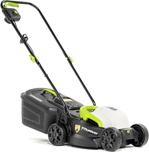 Murray Tosaerba Elettrico 2-In-1 Le320E – Compatto 1200W/32Cm Con Cesto Raccoglierba Da 27L Per Piccoli Giardini – Impugnatura Ergonomica E Protezione