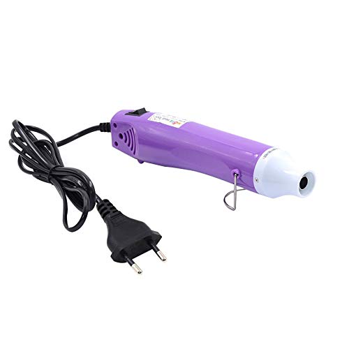 Mofa Mini Pistola Termica Elettrica 300 W Mini Shrink Heat Tool Embossing Heat Tool Mini Pistola Termica Strumento Fai Da Te (Viola)