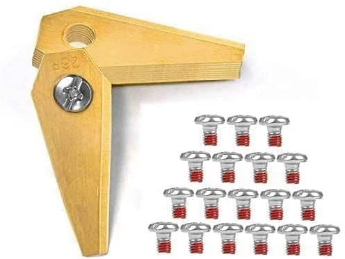 18 Lame Di Ricambio In Titanio Per Bosch Indego, Adatte Per Tutti Gli Indego – 800, 1000 1200, 350, 400 E 450, Incl. Connect