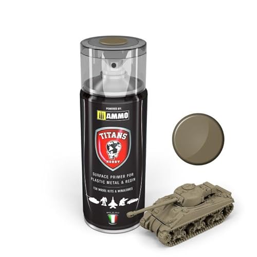 Mig - Titans Hobby Wooden Deck Matt Primer 400 Ml Spray - Mig-Tth118