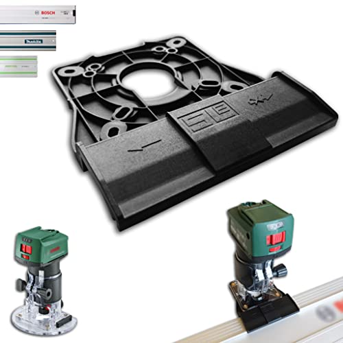 Adattatore Professionale Per Binario Di Guida Per Bosch Advancedtrimrouter 18 V-8 Per Makita/Bosch/Festool/Mafell