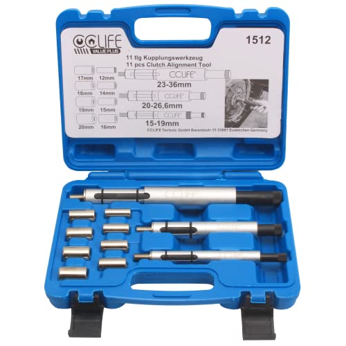 Cclife 11 Pezzi Strumento Di Centraggio Frizione 12-20 Mm Per Allineamento Frizione Auto