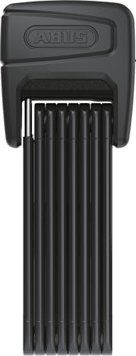 Abus Bordo One 6000Af - Lucchetto Pieghevole Con Supporto - Intelligente Con Impronte Digitali O App, 120 Cm, Colore: Nero
