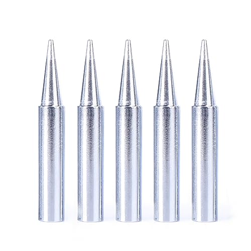 Yihua #1402 - Set Saldatore Tipo 902-B Con Punte Di Precisione Sottili (5 Pezzi) Per Yihua Stazione Di Saldatura 926Led-Iv Evo, 948D-Iii 2 In 1, 938Bd