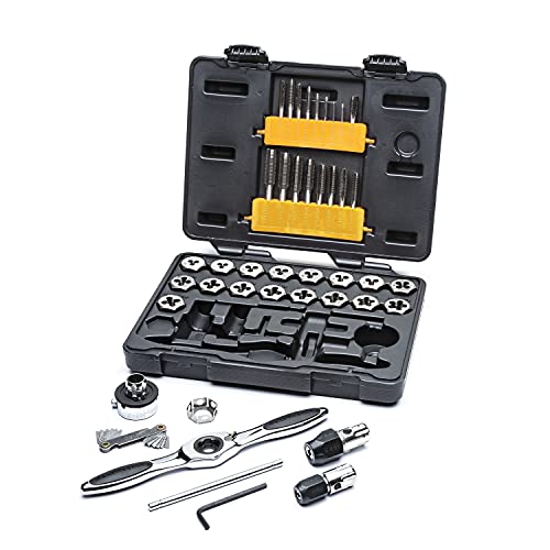 Gearwrench 3886 Set Di Maschi E Filiere A Cricchetto Metrico, 42 Pezzi