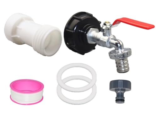Hitopin Ibc Serbatoio Tap Adattatore, Ibc Tote Serbatoio Scarico Adpater, Adattatore Per Serbatoio Ibc, Rubinetto Per Cisterna, Adattatore Ibc, Per Se
